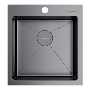 Мойка кухонная Omoikiri Akisame 46 Вороненая сталь 4973095