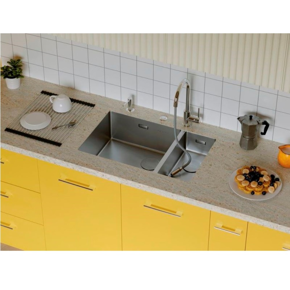 Мойка кухонная Omoikiri Taki Side правая 70 Графит 4993183 — изображение 3