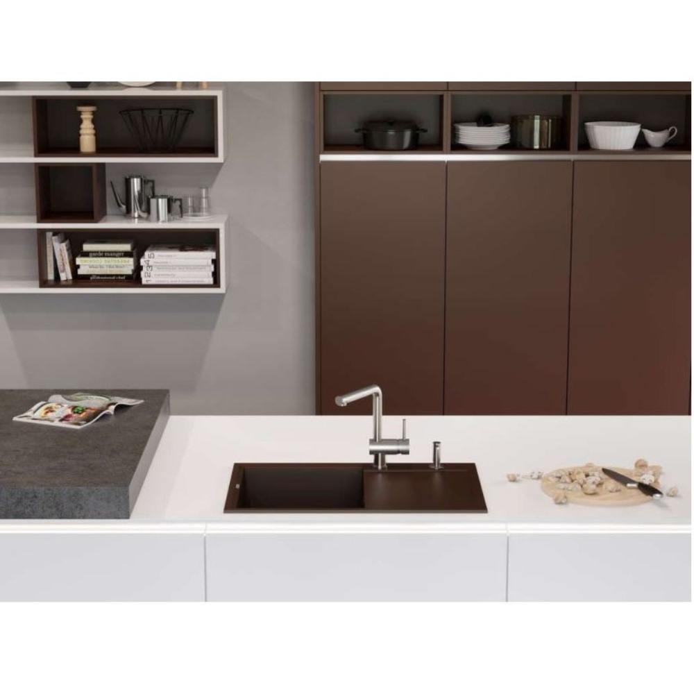 Мойка кухонная Omoikiri Sakaime 79 Платина 4993281 — изображение 3