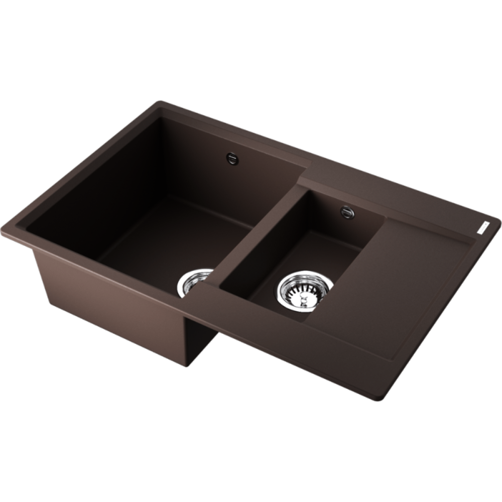 Мойка кухонная Omoikiri Daisen 78 Темный шоколад 4993534 — изображение 2