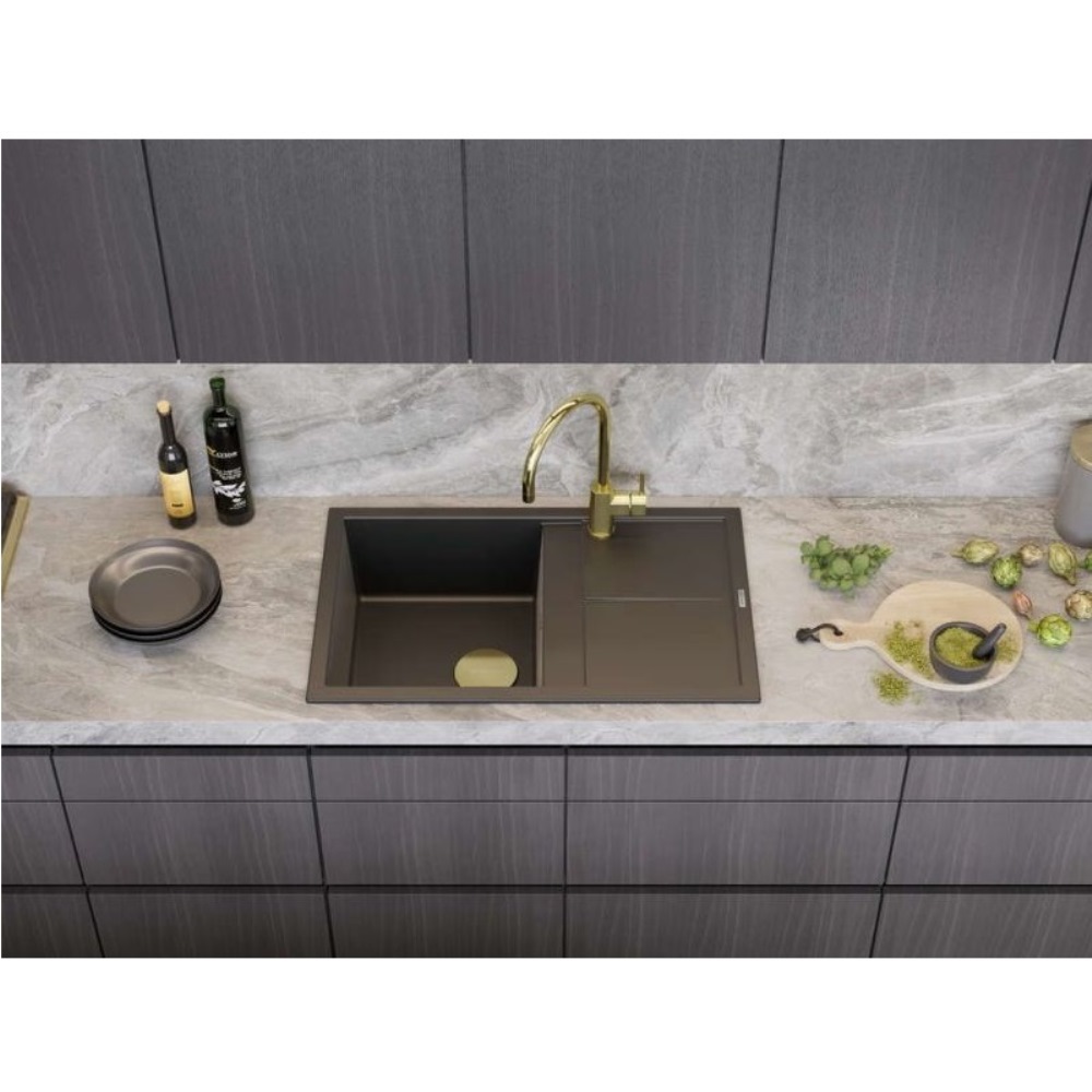 Мойка кухонная Omoikiri Sumi 79 Платина 4993667 — изображение 2