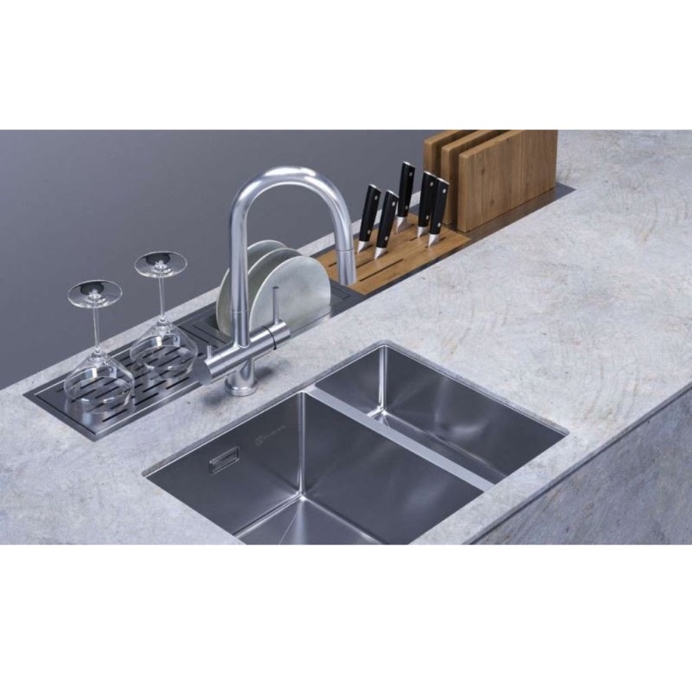 Мойка кухонная Omoikiri Taki правая 59 Хром 4993767 — изображение 3