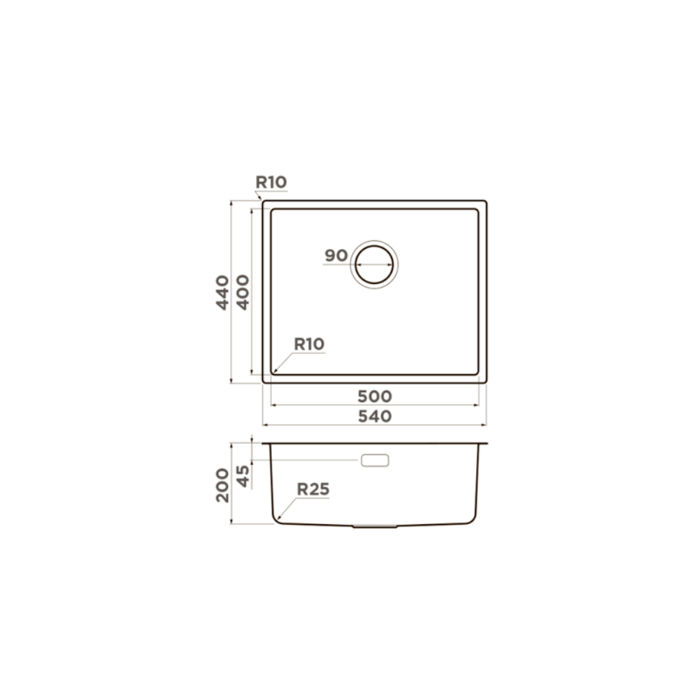 Мойка кухонная Omoikiri Tadzava Ultra 54 Хром 49938 — изображение 4