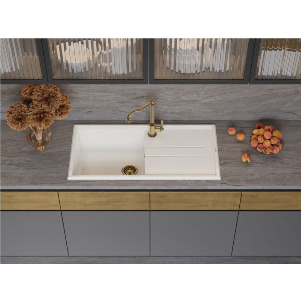 Мойка кухонная Omoikiri Tedori 100 Ваниль 4993917 — изображение 3