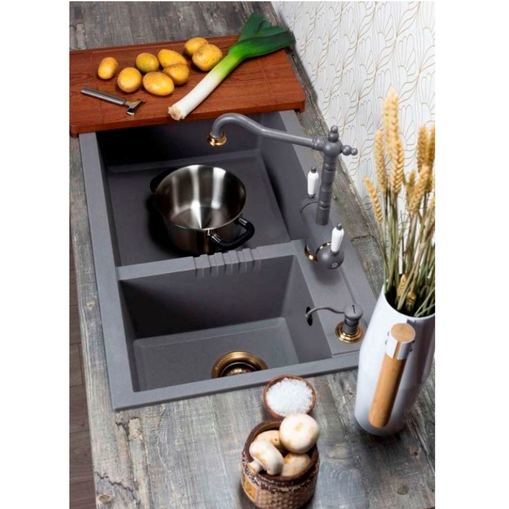 Мойка кухонная Omoikiri Tedori 86 Черный матовый 4993932 — изображение 2